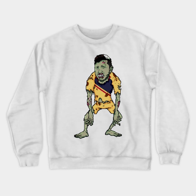 8 Bit Zombie Guido Rodriguez Crewneck Sweatshirt by akyanyme